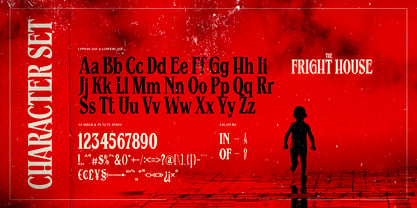 The Fright House Font Poster 6