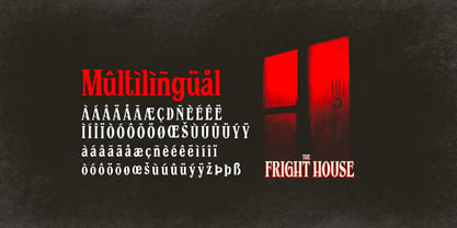 The Fright House Font Poster 7