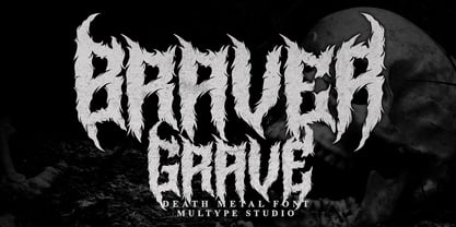 Braver Grave Font Poster 1
