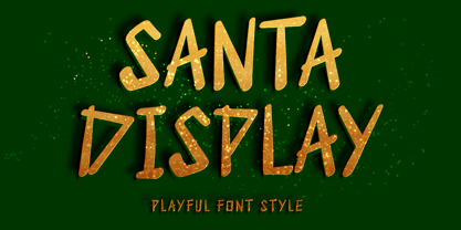 Santa Display Font Poster 1