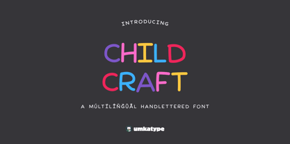 Child Craft Font Poster 10