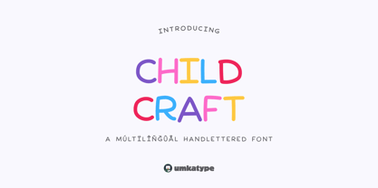 Child Craft Font Poster 1