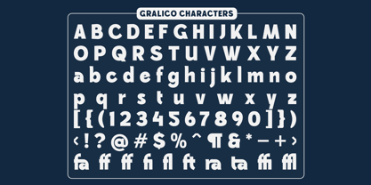 Gralico Font Poster 10