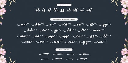 Mellody Script Font Poster 6