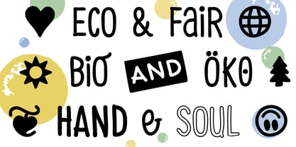 Eco Hand Kid Font Poster 1