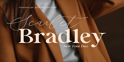 Scarlet Bradley Font Poster 1