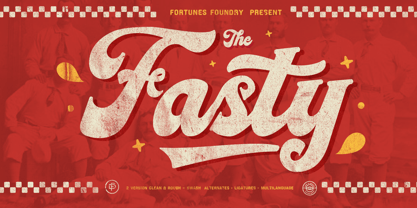 Fd Fasty Font Poster 1