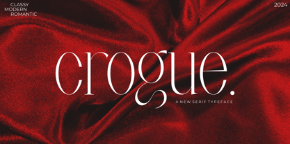 Crogue Font Poster 1