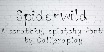 Spiderwild Font Poster 1