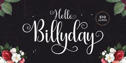 Hello Billyday Font Poster 1