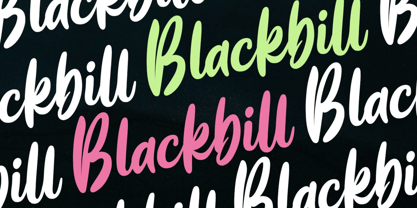 Blackbill Font Poster 4