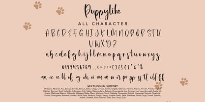 Puppylike Font Poster 9