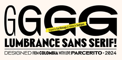 Lumbrance Sans Font Poster 1