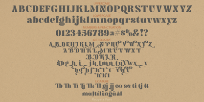 Rougeta Font Poster 10