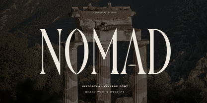Nomad SS Font Poster 1