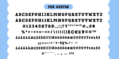 Fox Austin Spot Font Poster 6