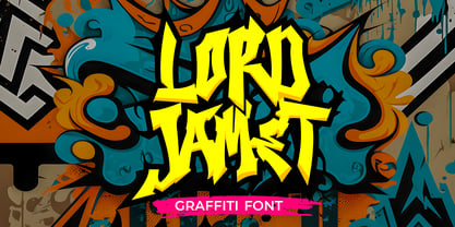 Lord Jamet Graffiti Font Poster 1