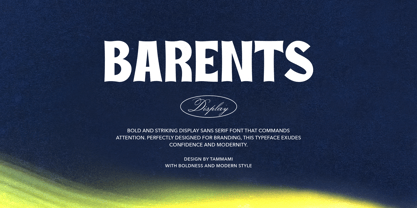 Barents Font Poster 1