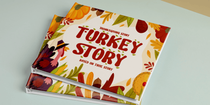 Joyful Turkey Font Poster 9