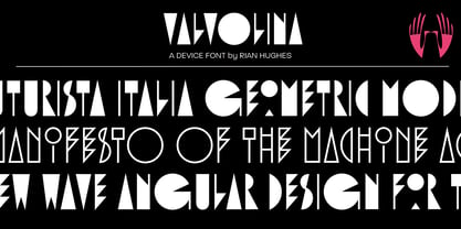 Valvolina Font Poster 2