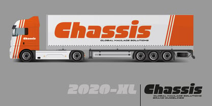 Chassis Font Poster 6