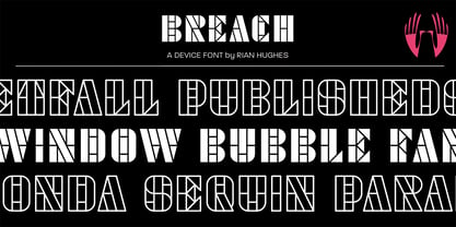 Breach Font Poster 2