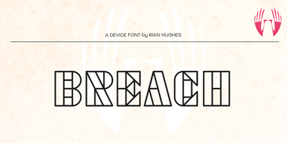 Breach Font Poster 4