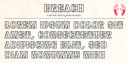 Breach Font Poster 10