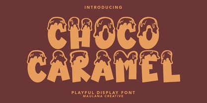 MC Choco Caramel Font Poster 1