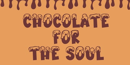 MC Choco Caramel Font Poster 4
