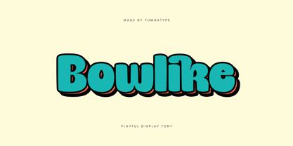 Bowlike Font Poster 1