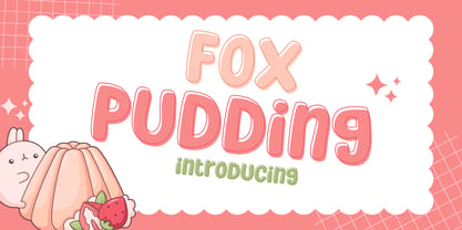 Fox Pudding Font Poster 1