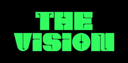 The Vision Type Font Poster 1
