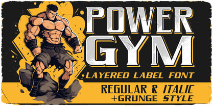 Power GYM Font Poster 1