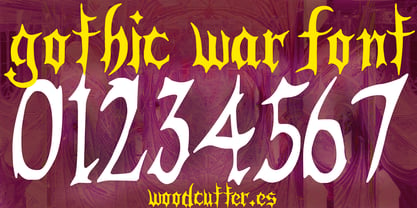 Gothic War Fuente Póster 6