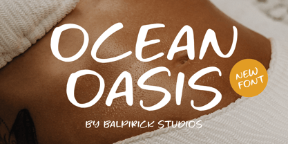 Ocean Oasis Font Poster 1