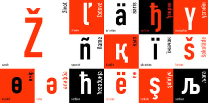 Din Condensed Font Poster 2