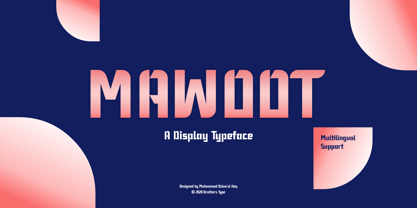 Mawoot Font Poster 1