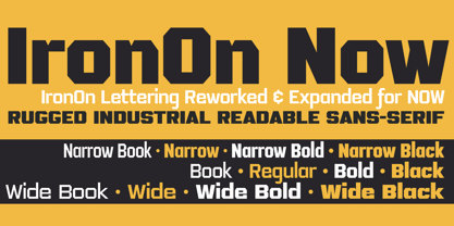 Iron On Now Font Poster 1