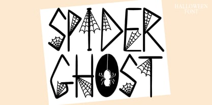 SPIDER GHOST Font Poster 1