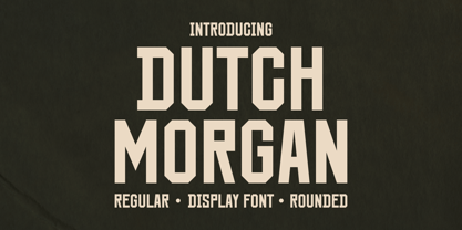 Dutch Morgan Font Poster 1