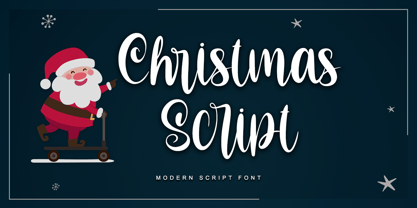 Christmas Script Font Poster 1