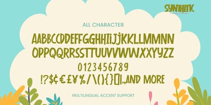 Synthetic Font Poster 6