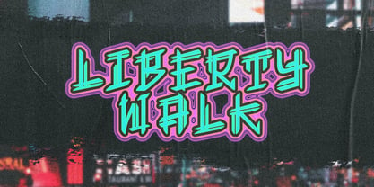 Liberty Walk Font Poster 1