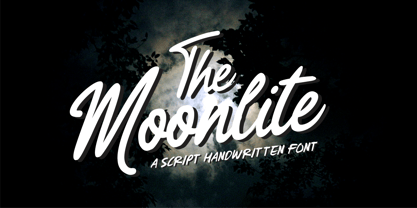 The Moonlite Font Poster 1