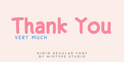 Nimid Font Poster 7