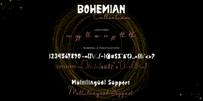 Bohemian Collection Font Poster 6