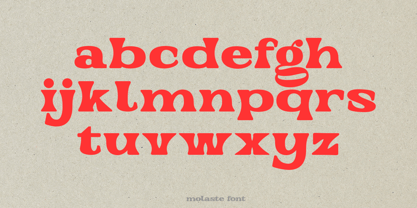 Molaste Font Poster 6