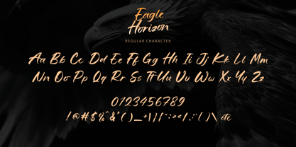 Eagle Horizon Font Poster 9