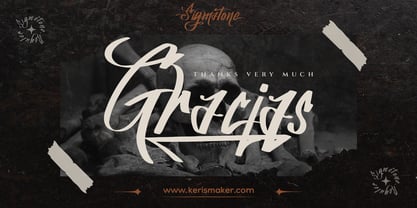 Sigmatone Font Poster 10